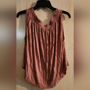 Lucky Brand Rose Colored Top XL